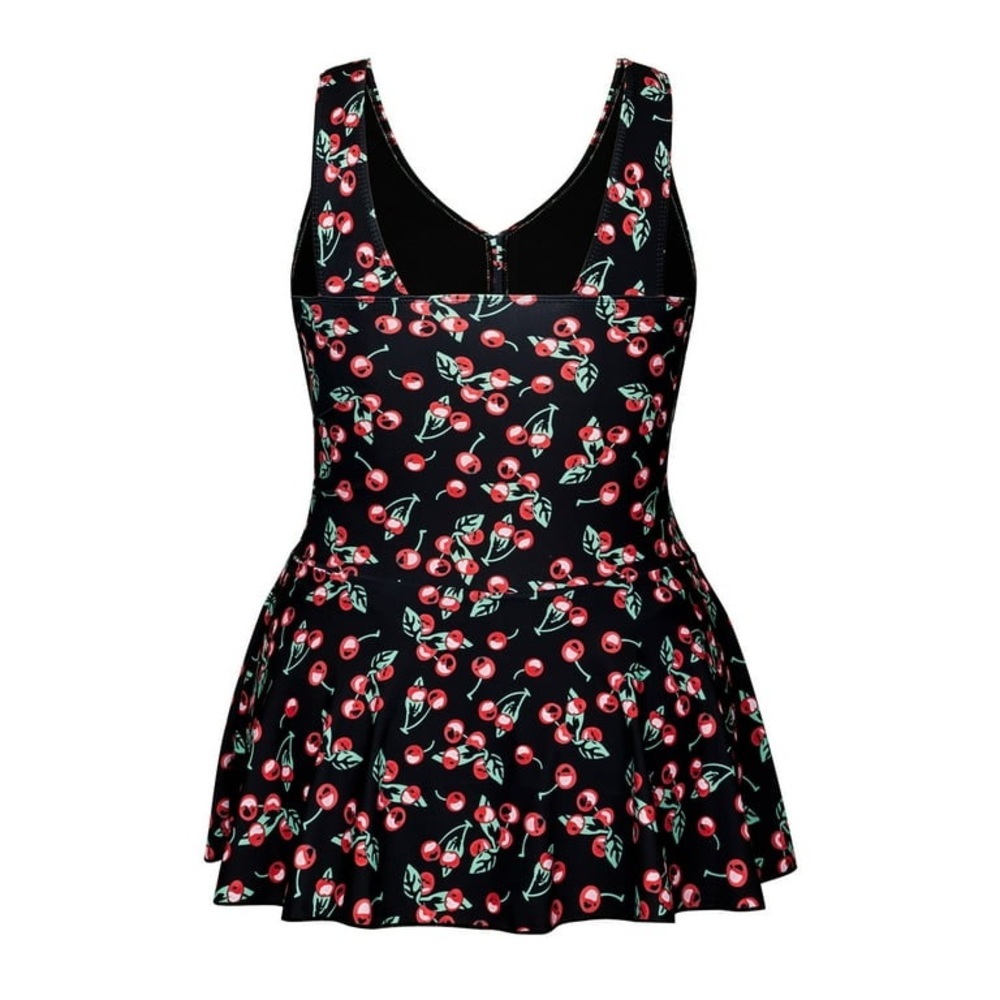 Rivelino plus size swim dress with shorts attached - Picture 4 of 8